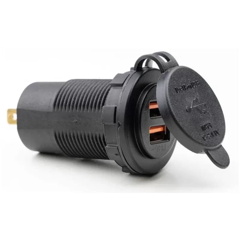 Power Line Chargeur USB QC3.0 + USB-A | 18W - 2,4A gamme DC*Haba