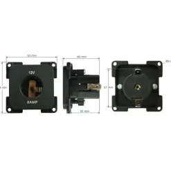 Discount Prise 12 V C-line Distribution & Protection·Prise Et Fiche Dc (Allume Cigare, 12V, Usb...)|Distribution & Protection·Fiche Et Prise Dc (Allume Cigare, 12V, Usb...)