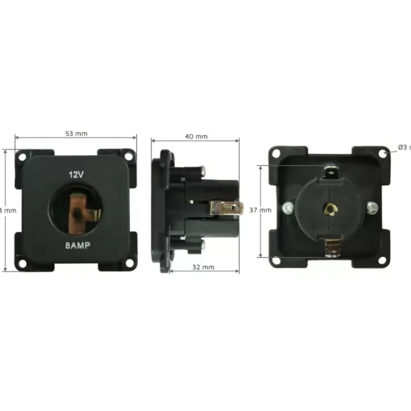 Discount Prise 12 V C-line Distribution & Protection·Prise Et Fiche Dc (Allume Cigare, 12V, Usb...)|Distribution & Protection·Fiche Et Prise Dc (Allume Cigare, 12V, Usb...)