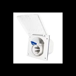 Discount Socle mâle P17 à encastrer | blanc Distribution & Protection·Socle Et Prise Carrosserie