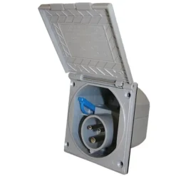 Best Socle mâle P17 à encastrer | gris Distribution & Protection·Socle Et Prise Carrosserie