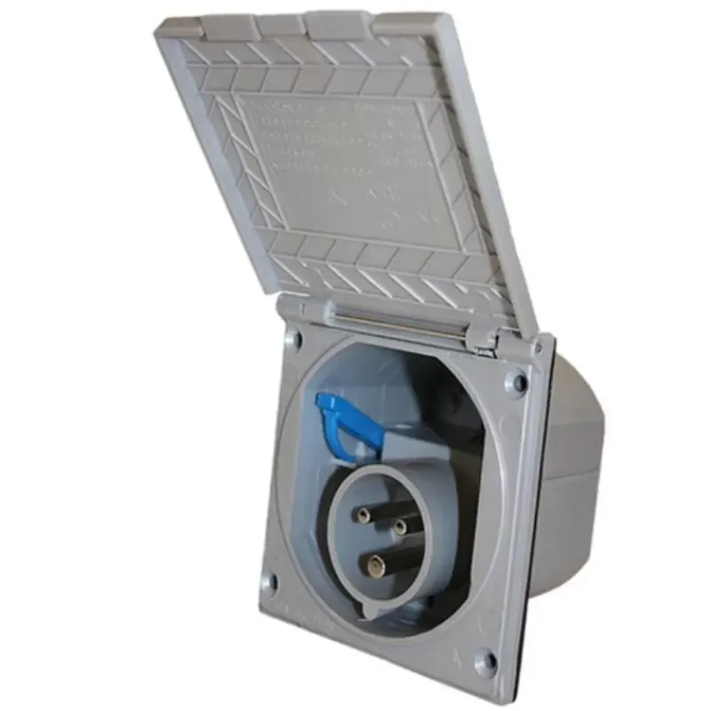 Best Socle mâle P17 à encastrer | gris Distribution & Protection·Socle Et Prise Carrosserie
