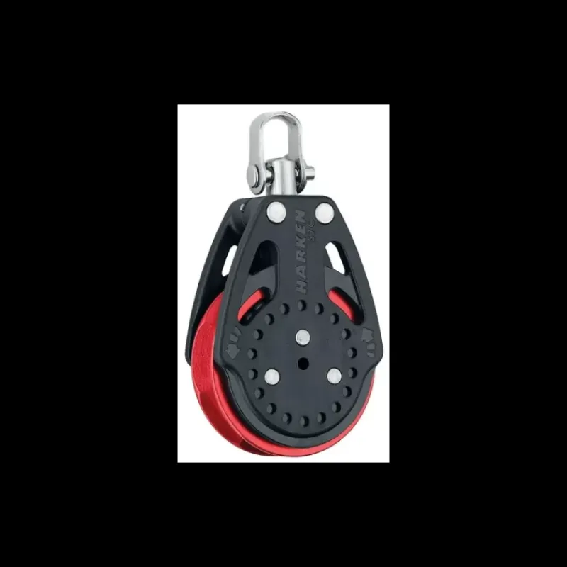 Poulie Simple émérillon Carbo Ratchet RED 57 mm Poulie, Anneau De Friction & Palan·Poulie À Billes