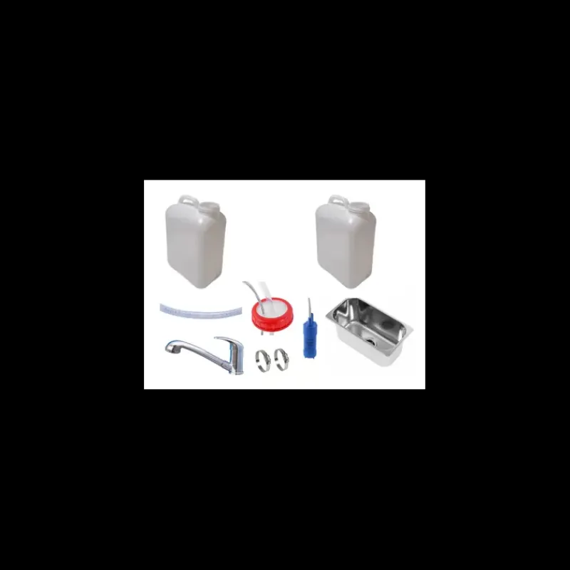Kit eau pour van | Avec évier | 19 L*H2R Clearance