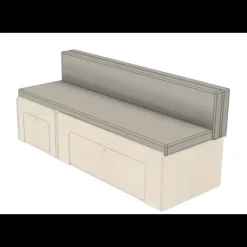 Matelas pour lit peigne Simple Vans 120 cm*H2R New
