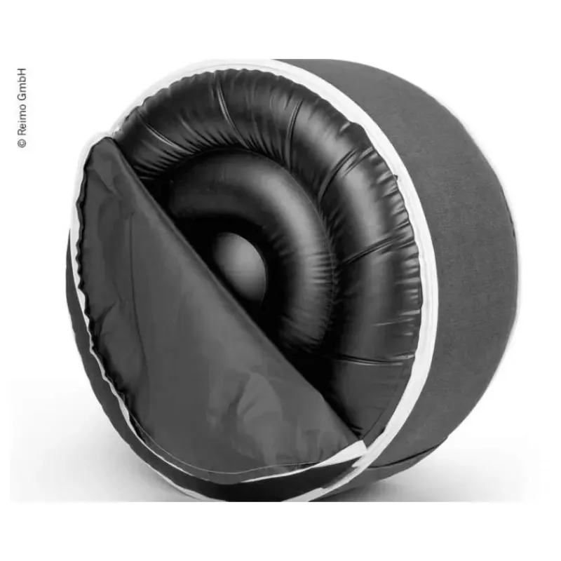 HT Pouf gonflable gris*Holiday Travel Hot