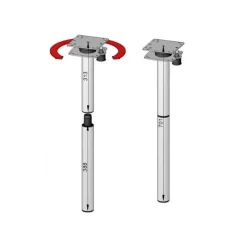 New ILSE Pied table 6957 GRA Table & Pied·Pied De Table|Equipement Intérieur·Système Pour Table Amovible