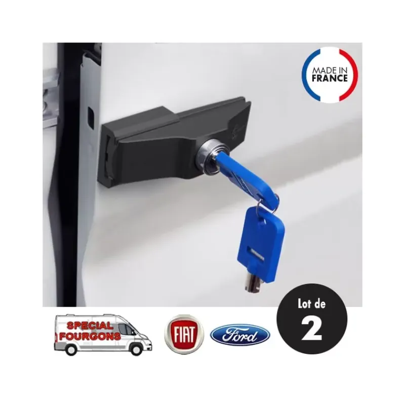 Kit 2 verrous porte AR et coulissante | Ducato, Transit*IMC Creations