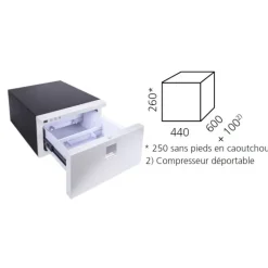 Outlet Drawer DR 30 Black Réfrigérateur·Réfrigérateur À Tiroir|Réfrigérateur·Réfrigérateur Tiroir À Compression