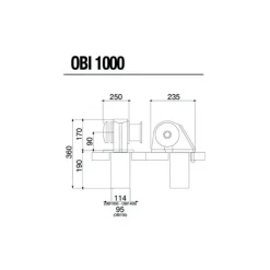 Obi 1000 | 1000W | ø 8 mm*ItalWinch Hot