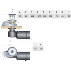 Smart 12 V | 500 W - 8 mm*ItalWinch