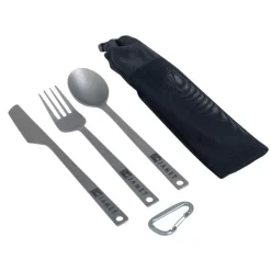 New Set de 3 couverts titane Cuisine & Vaisselle·Couteau & Couvert|Ustensile De Cuisine & Vaisselle·Couvert De Table