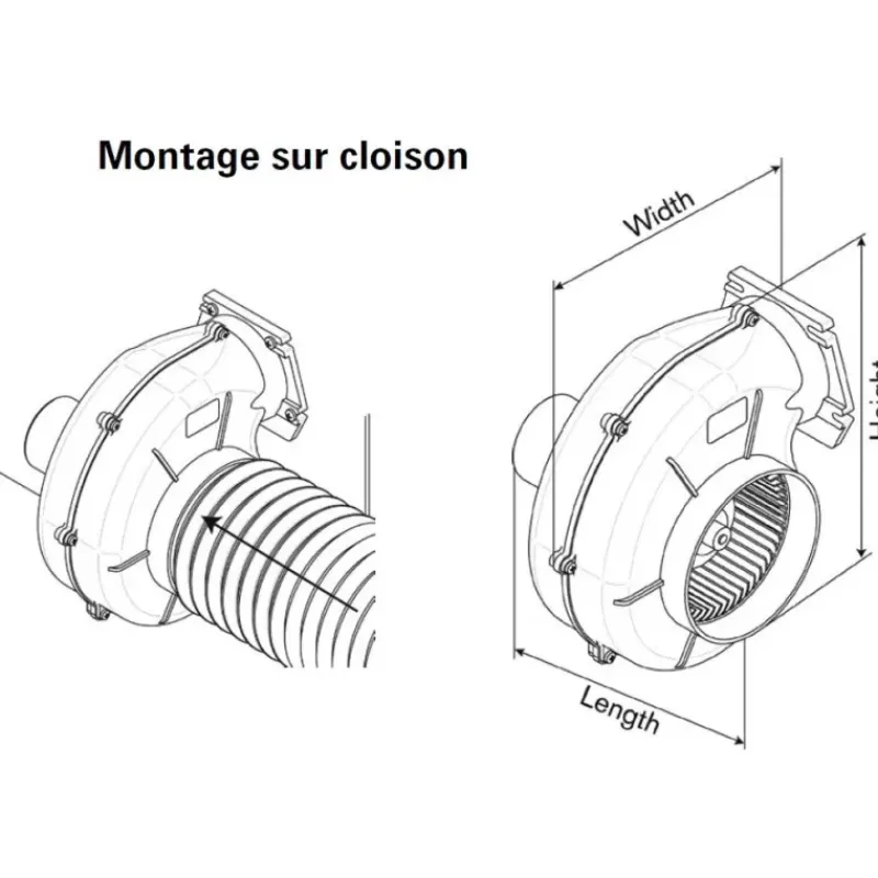 JOHNSON Ventilateur AirV 3-280*Johnson Pump | SPX FLOW Discount