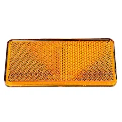 New Catadioptre rectangle adhésif 94 x 44 x 8 mm Eclairage & Lampe·Catadioptre|Matériel De Remorque·Feux & Signalisation