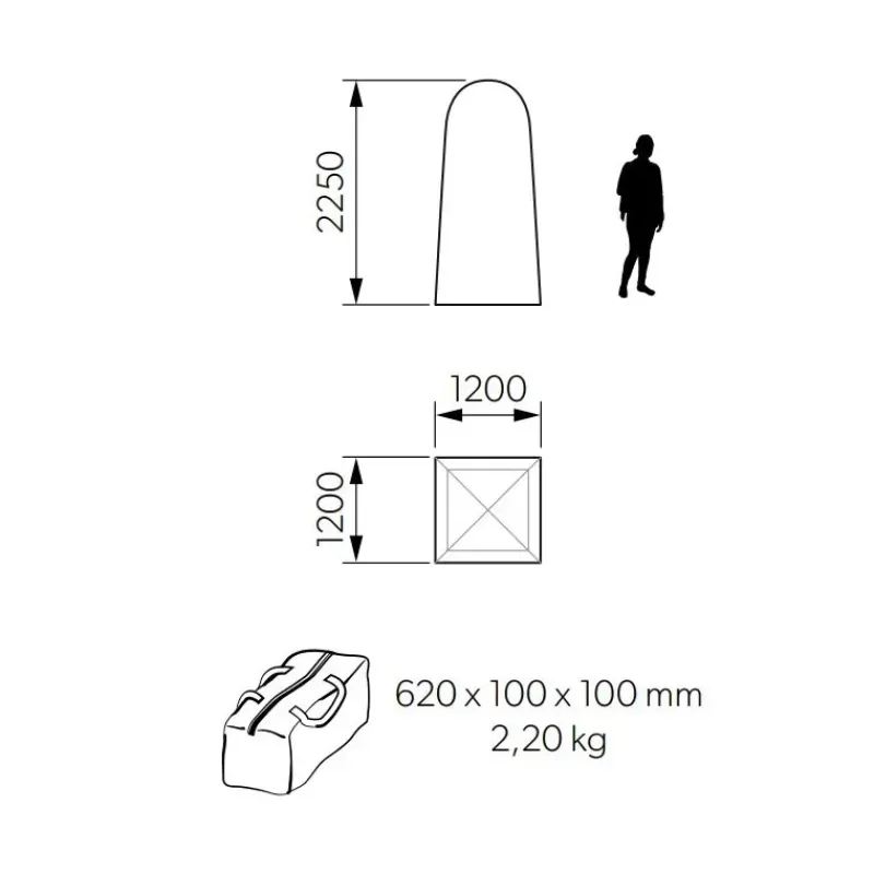 Sale Loo-Loo Abri, Séjour & Parevent·Douche, Wc & Tente De Rangement|Vie En Plein Air·Douche & Abri Indépendant