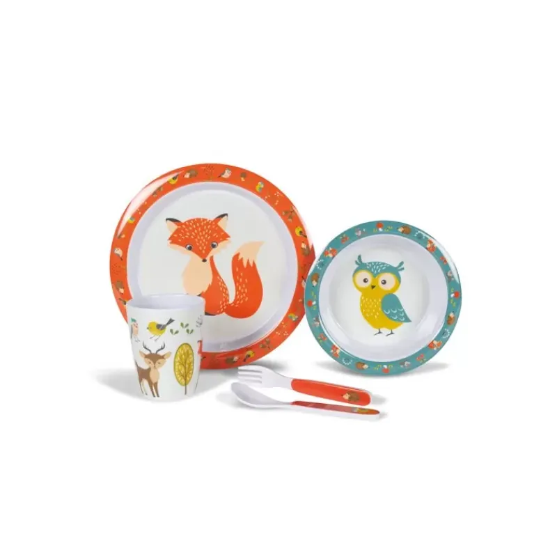 Outlet Set 4 pièces Woodland Creatures Cuisine & Vaisselle·Vaisselle & Kit Vaisselle|Ustensile De Cuisine & Vaisselle·Set Vaisselle & Vaisselle