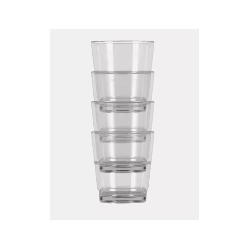 Verres empilables*Kampa Discount