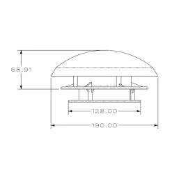 Outlet Aérateur de toit 16 cm² Grille & Aération·Aérateur De Toit