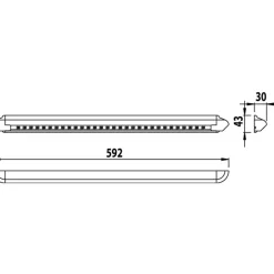 Rail plafonnier LED étanche*Labcraft Best