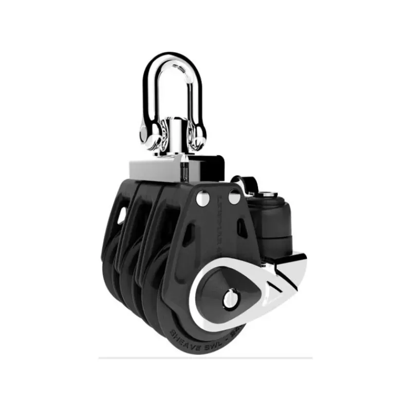 Control poulie triple émerillon + ringot + coinceur*Lewmar Best