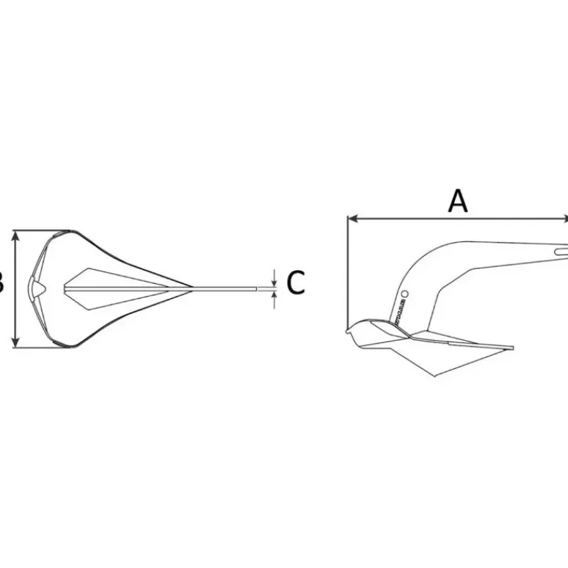 New Epsilon inox Mouillage, Ancre, Chaîne & Bouée·Ancre