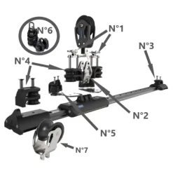 Hot Pièces détachées NTR taille 1 Rail & Chariot·Pièce Détachée Pour Rail