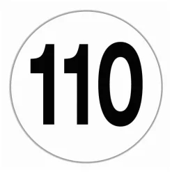 Discount Disque limitation vitesse 110 km/h Signalisation