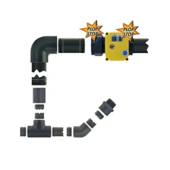 Sale Jonction flexible tuyau ø 40mm Raccord Rapide Plomberie·Raccord Cannelé & Fileté​