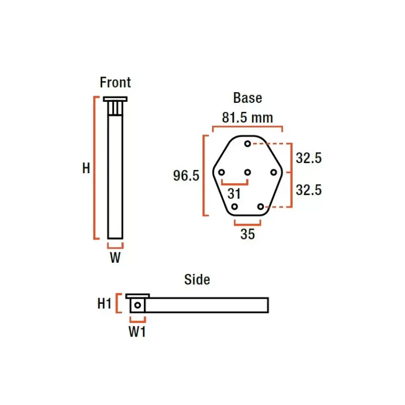 LIPPERT Astro 3 articulé 75 - 720 mm*Lippert Components