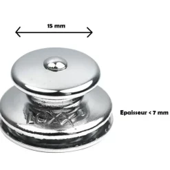 Discount Attache femelle ø 15 - 7mm Rideau Isolant, Volet & Moustiquaire·Conception Rideau & Mercerie|Solaire·Accessoire Panneau Solaire