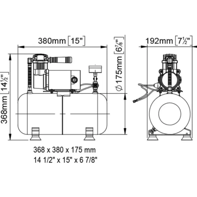 Outlet Compresseur pour avertisseur 24 V Poste De Pilotage·Avertisseur