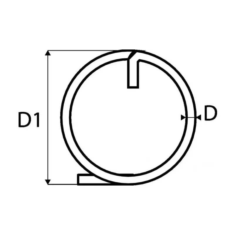Anneau brisé inox A4 Visseries·Divers : Vis Canon, Goupille, Tige Filetée, Goupille, Insert|Visserie·Divers : Vis Hublot, Insert, Tige Filetée, Goupille