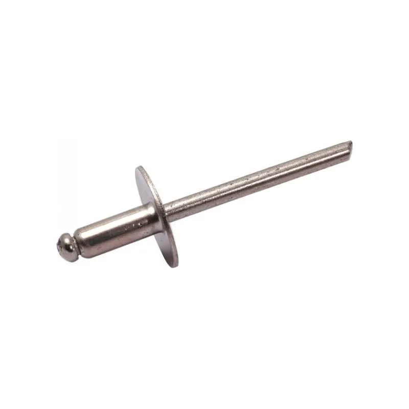 New Rivet tête plate large alu/acier | ø 4,8 mm Visseries·Rivets|Visserie·Rivet