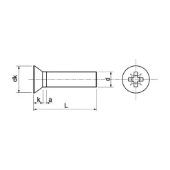 Discount Vis métaux + écrou inox A4 T.F Pozi | ø 8 mm Visseries·Vis À Métaux|Visserie·Vis Métaux