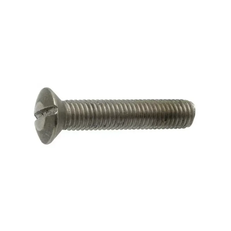 Vis métaux + écrou inox A4 T.F.B Fendue | ø 6 mm*Marinox Discount