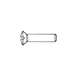 Vis métaux + écrou inox A4 T.F.B Fendue | ø 6 mm*Marinox Discount