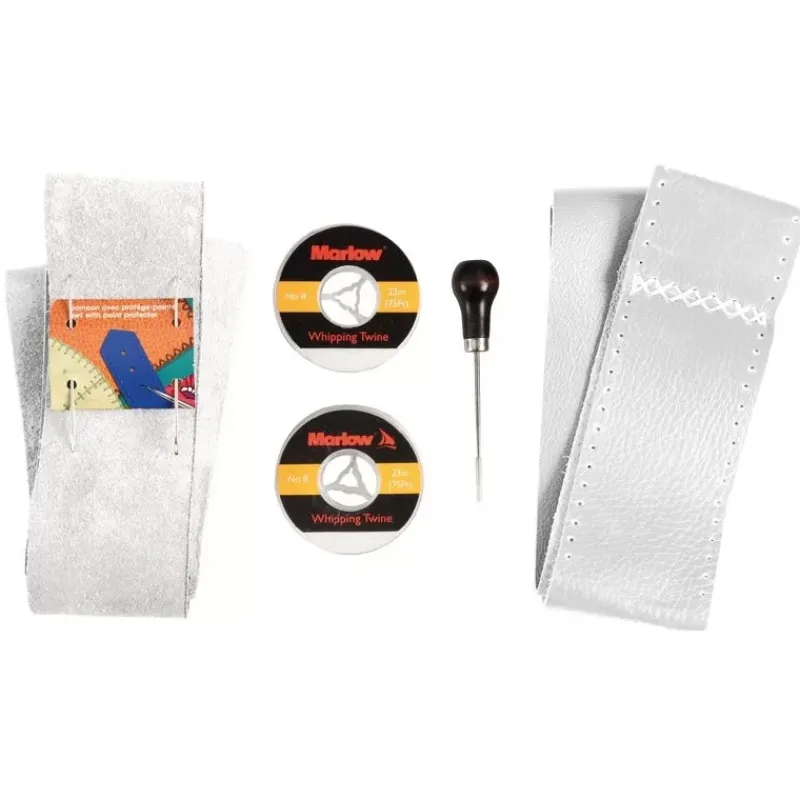New Kit cuir pour barre à roue | blanc Mercerie & Tissus·Mercerie