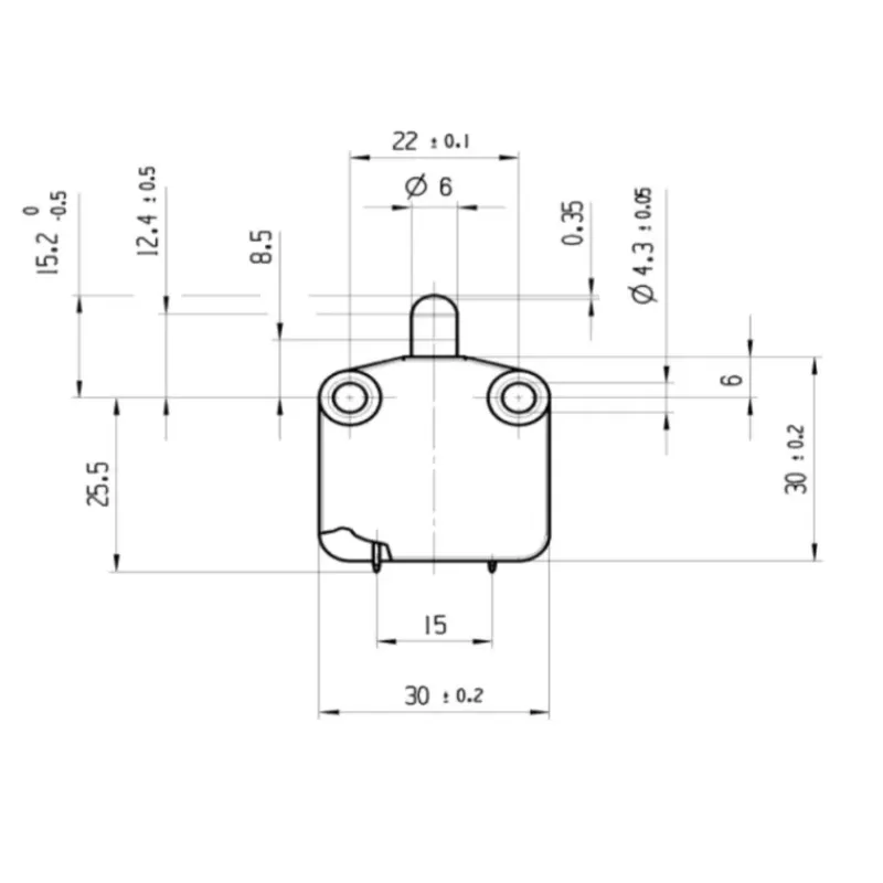 New Interrupteur de porte 30 x 30 mm Distribution & Protection·Interrupteur Ac/Dc (230V Et 12V)|Distribution & Protection·Interrupteur Ac/Dc
