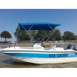 Online Bimini Élégance Inox haut | 4 arceaux Confort Extérieur - Cockpit·Bimini Top
