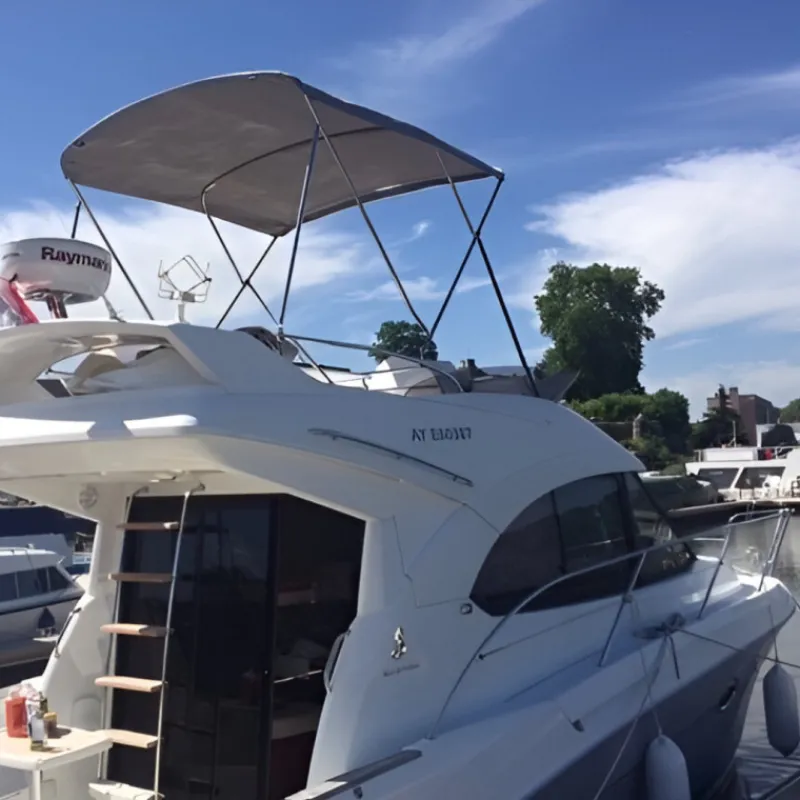 Clearance Bimini Élégance Inox haut | 3 arceaux Confort Extérieur - Cockpit·Bimini Top