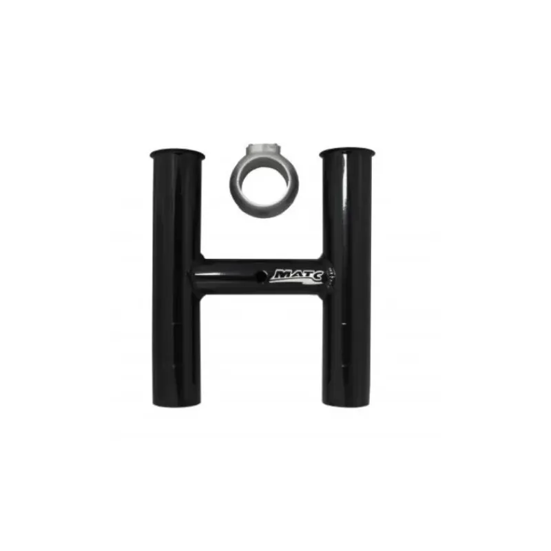 Porte canne double alu noir*MATC Outlet