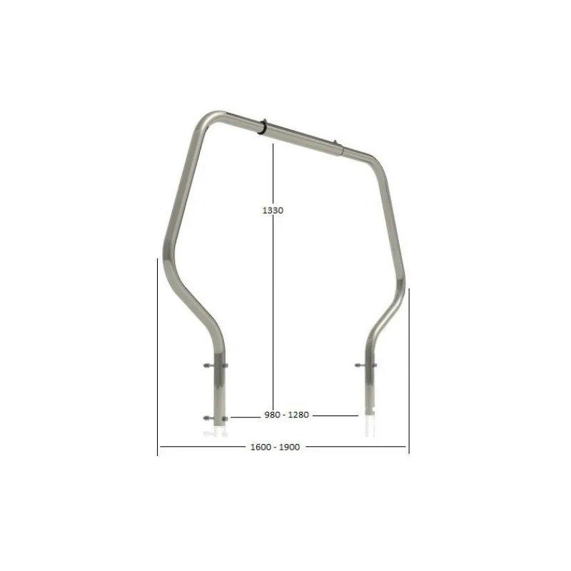 Online Roll-Bar RTC48 | Noir Thermolaqué Poste De Pilotage·Roll-Bar, T-Top, Anneau De Traction & Arceau