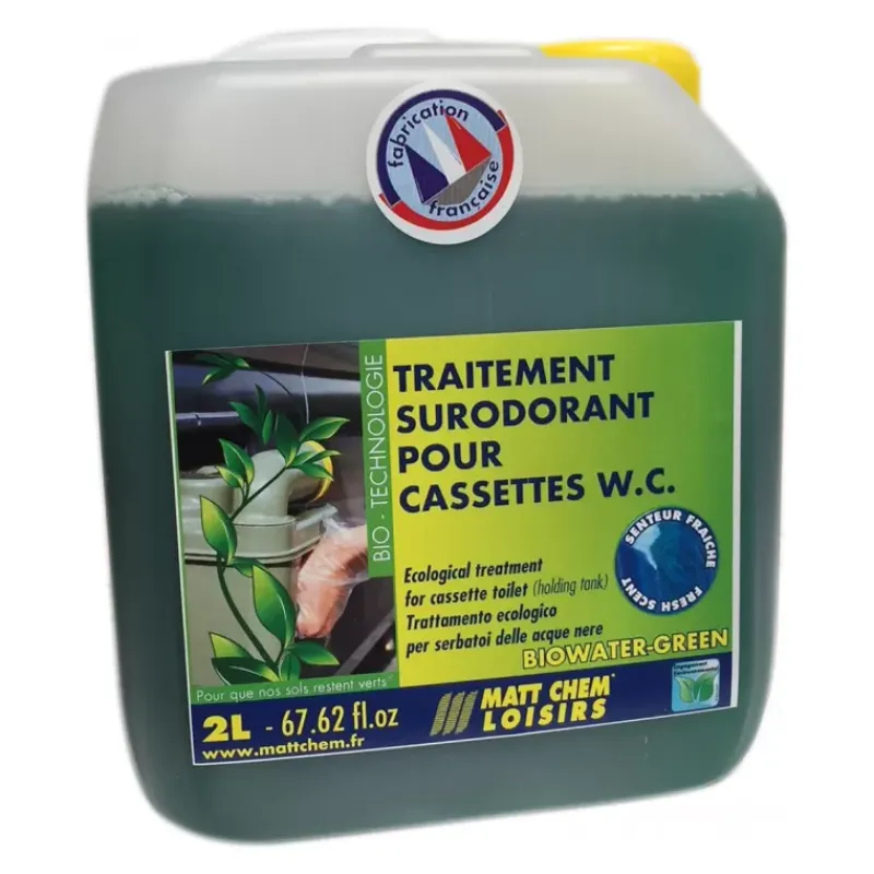 Online MATT CHEM Biowater Green produit WC chimiques L'Eau·Entretien & Accessoires Pour Wc|Wc & Sanitaires·Produit Pour Wc