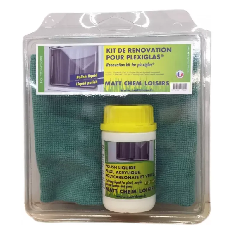 MATT CHEM Kit Plexi rénovation pour plexiglas*Matt Chem Loisirs Best
