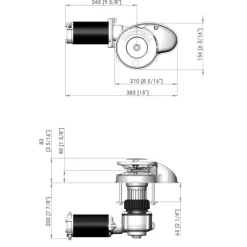 Online Guindeau RC-8  12V | 600W Barbotin 6 - 7 mm Guindeau·Guindeau Électrique