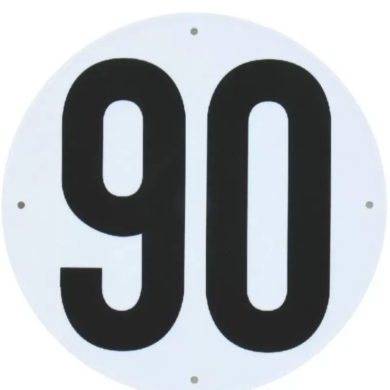 Discount ME Disque limitation 90 km/h à visser Signalisation