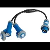 Outlet Double prise CEE P17 Distribution & Protection·Adapteur Secteur Cee|Distribution & Protection·Adaptateur De Quai (Prise Cee, P17...)
