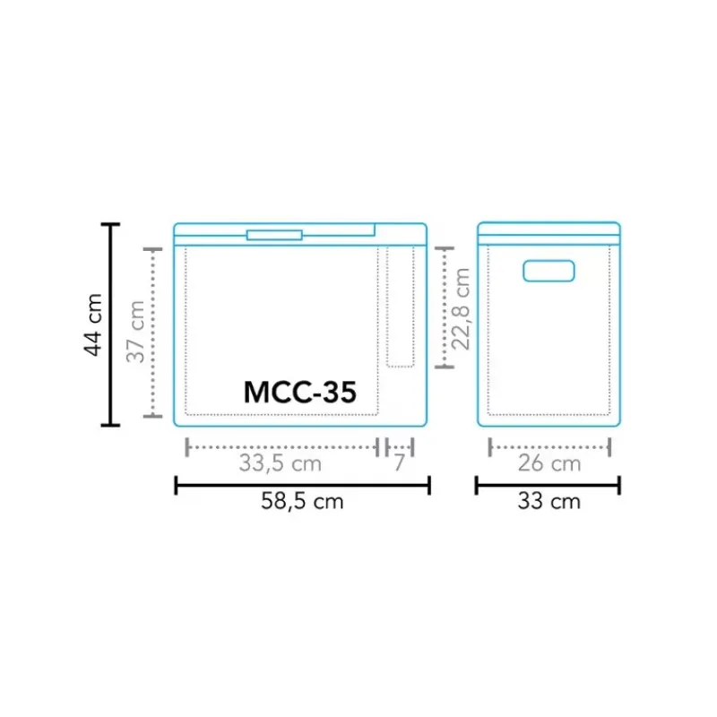 Clearance Cool Box MCC-35 Le Froid Au Camping·Glacière Électrique|Glacière·Glacière À Compression