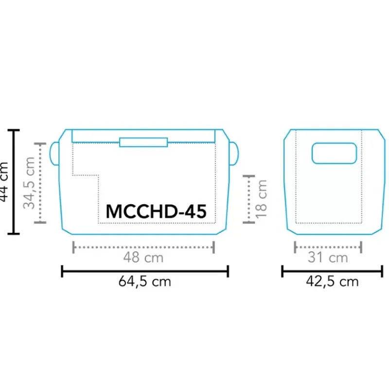 New Cool Box MCCHD-45 AC/DC Le Froid Au Camping·Glacière Électrique|Glacière·Glacière À Compression