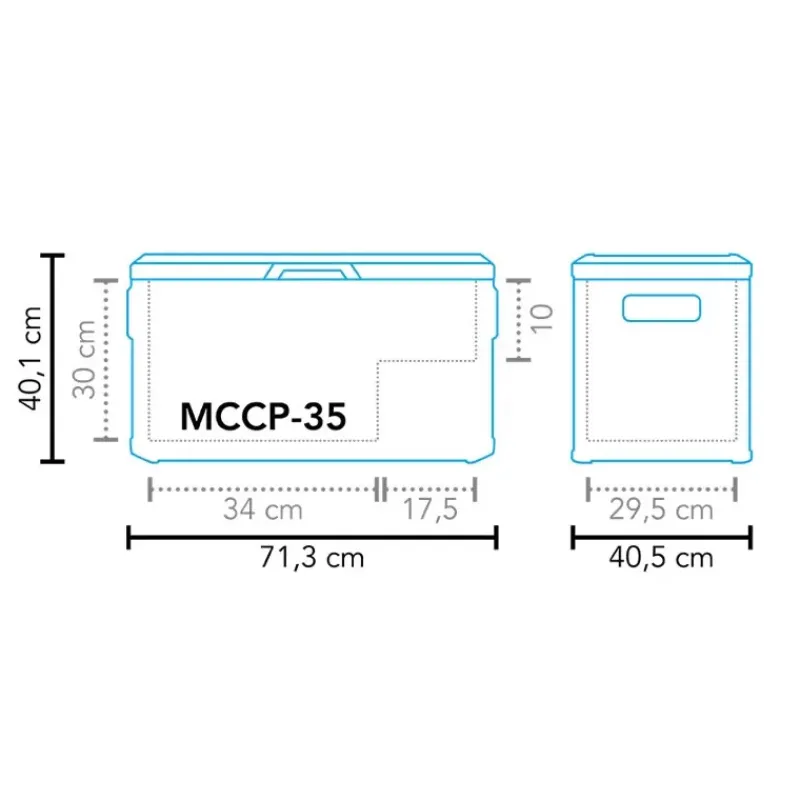 New Cool Box MCCP-35 AC/DC Le Froid Au Camping·Glacière Électrique|Glacière·Glacière À Compression